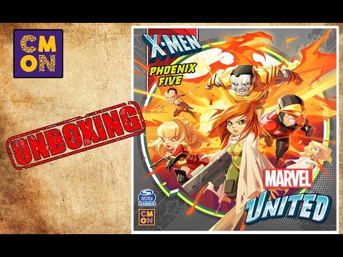 Marvel United X-Men / Phoenix Five / Unboxing