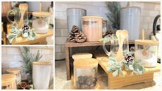 **NEW** Cozy Winter Coffee Bar 2023 | Cozy Decorate with Me