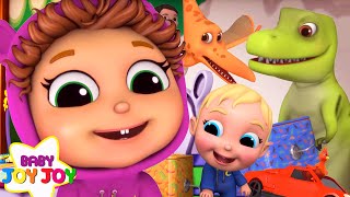 Pop Goes the Weasel Dinosaurs and MORE! | Nursery Rhymes and Kids Songs | Baby Joy Joy!