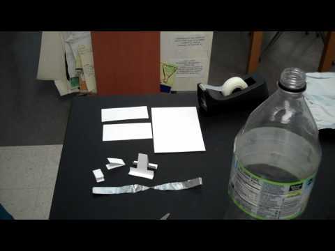 Assembling a Rocket Fuse from Aluminum foil