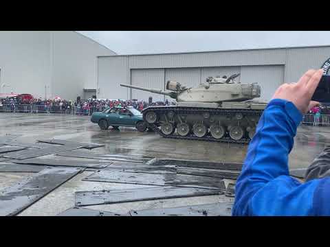 M60 Running Over Subaru Tank Fest 2019