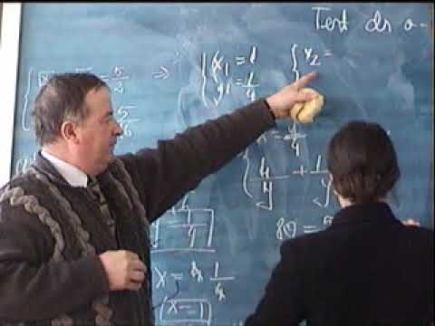 Lectia 1787 - An 2003 - Clasa 9 - Test: Sisteme de ecuatii Functia de grad 2