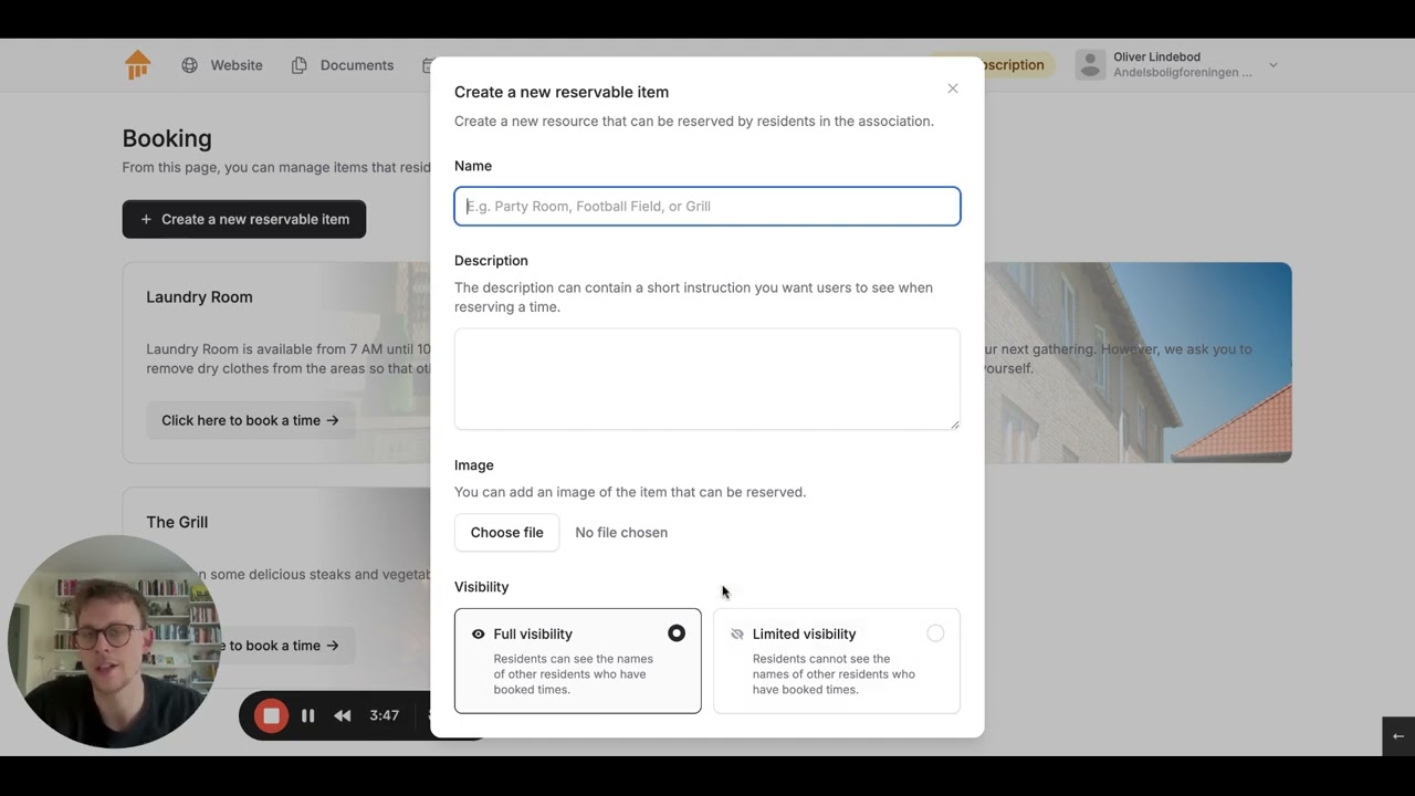 Direct from Support: How to book shared facilities in Anyhoa