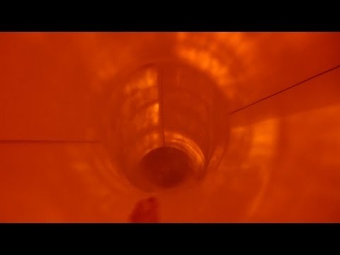 Franceloc L'Hirondelle - rote Röhrenrutsche ~ toboggan rouge