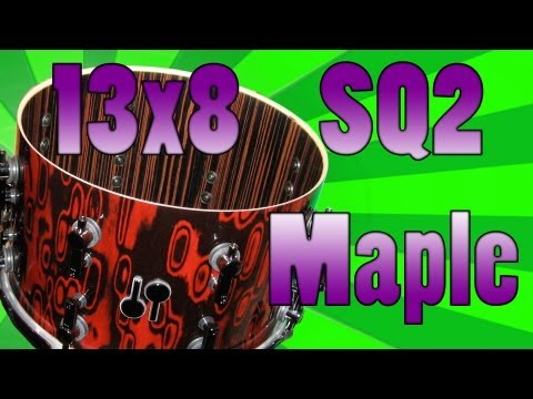 13x8 Sonor SQ2 Maple Thin Snare Drum - Snare Pimp Project Volume 19