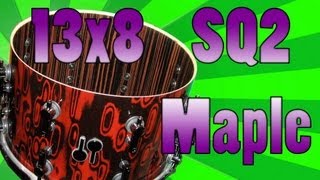 13x8 Sonor SQ2 Maple Thin Snare Drum - Snare Pimp Project Volume 19