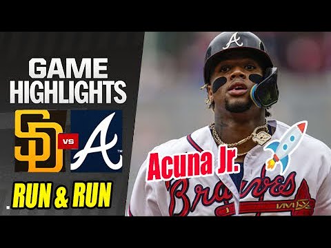 Braves vs San Diego Padres (May 17, 2024) Highlights | Acuna Jr. Run! Let's Go