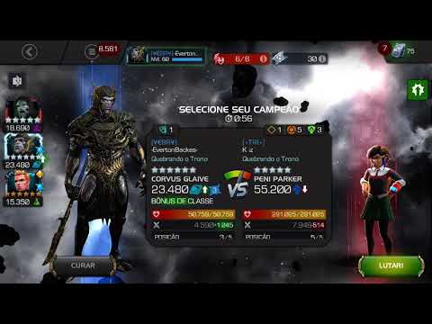 AW 1 // ¥EBR¥ vs •TRI• // Corvus vs Peni Parker Boss Solo