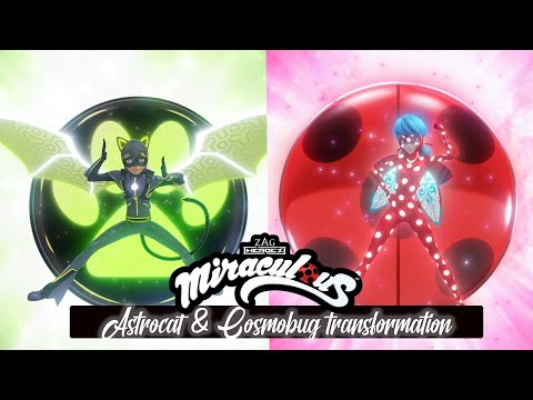 Astro Cat & Cosmo Bug Transformation | Miraculous Ladybug #cosmobug#astrocat#mlbtransformations