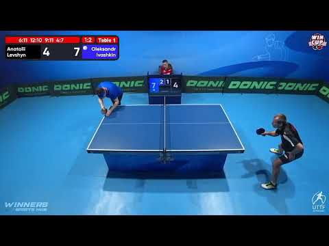 13:00 Anatolii Levshyn 1-3 Oleksandr Ivashkin West 1 WIN CUP 21.11.2022 | TABLE TENNIS WINCUP