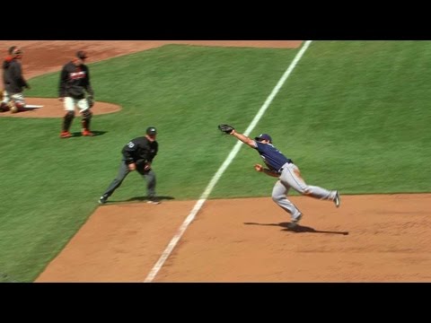 SD@SF: Wallace snares a line drive at third base