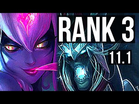 EVELYNN vs KARTHUS (JUNGLE) | Rank 1 Eve, Rank 3, 6/0/0, Dominating | EUW Challenger | v11.1