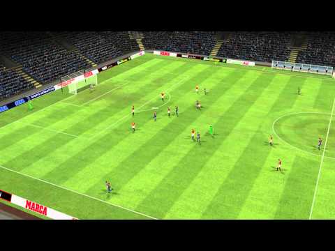 2.FM12: Barcelona vs A.C. Milan (CL) - Alexis Sánchez Goal