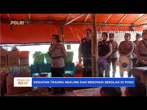 POLWAN POLDA SULTENG GELAR TRAUMA HEALING BAGI KORBAN GEMPA POSO