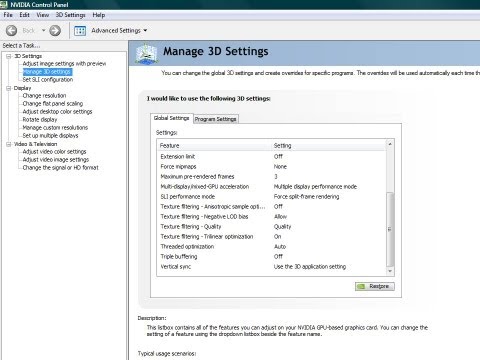 comment regler ntune