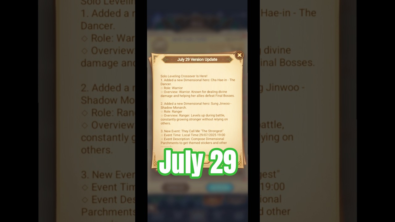 Dimensional Crossover Patch! [DB AFK Arena] #shorts #afkarena #afk #darkblaine #gaming #fyp