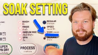 Soak Setting on Washers: When and How to Use It