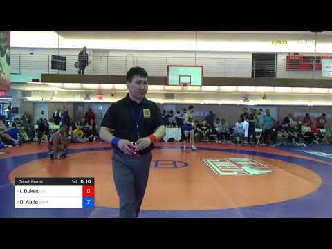 2018 Bill Farrell Memorial International/Greco Roman 72 Consi-Semis - Isaac Dukes (U.S.) Vs. Omar
