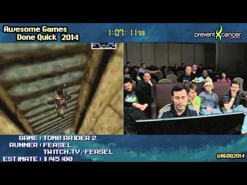 AGDQ 2014 - Tomb Raider 2 - FEASEL - Speedrun