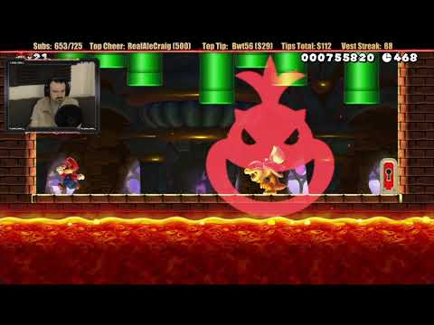 Return to Super Mario Maker 2 (2020) pt6 - Can I Beat the Koopa Kid Gauntlet Before Stream Ends?!!?