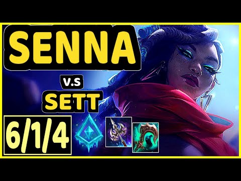 GUMAYUSI (SENNA) vs SETT - 6/1/4 KDA BOTTOM SUPPORT CHALLENGER GAMEPLAY - KR
