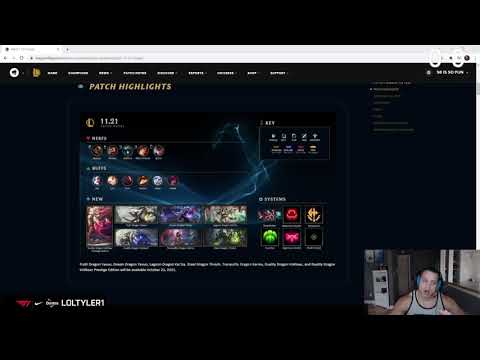 Tyler1 React To (Patch 11.21 Notes) Nerfs And Buffs Heros