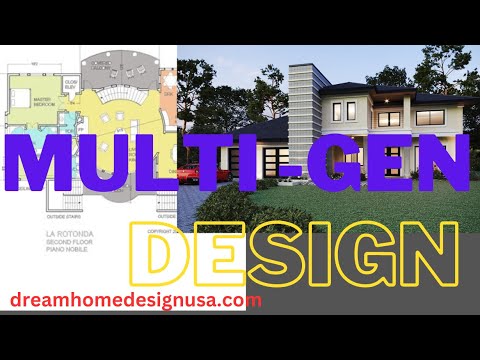 How do Multi-Gen Houses work video? Benefits of Multi Generational house designs. 3 great designs
