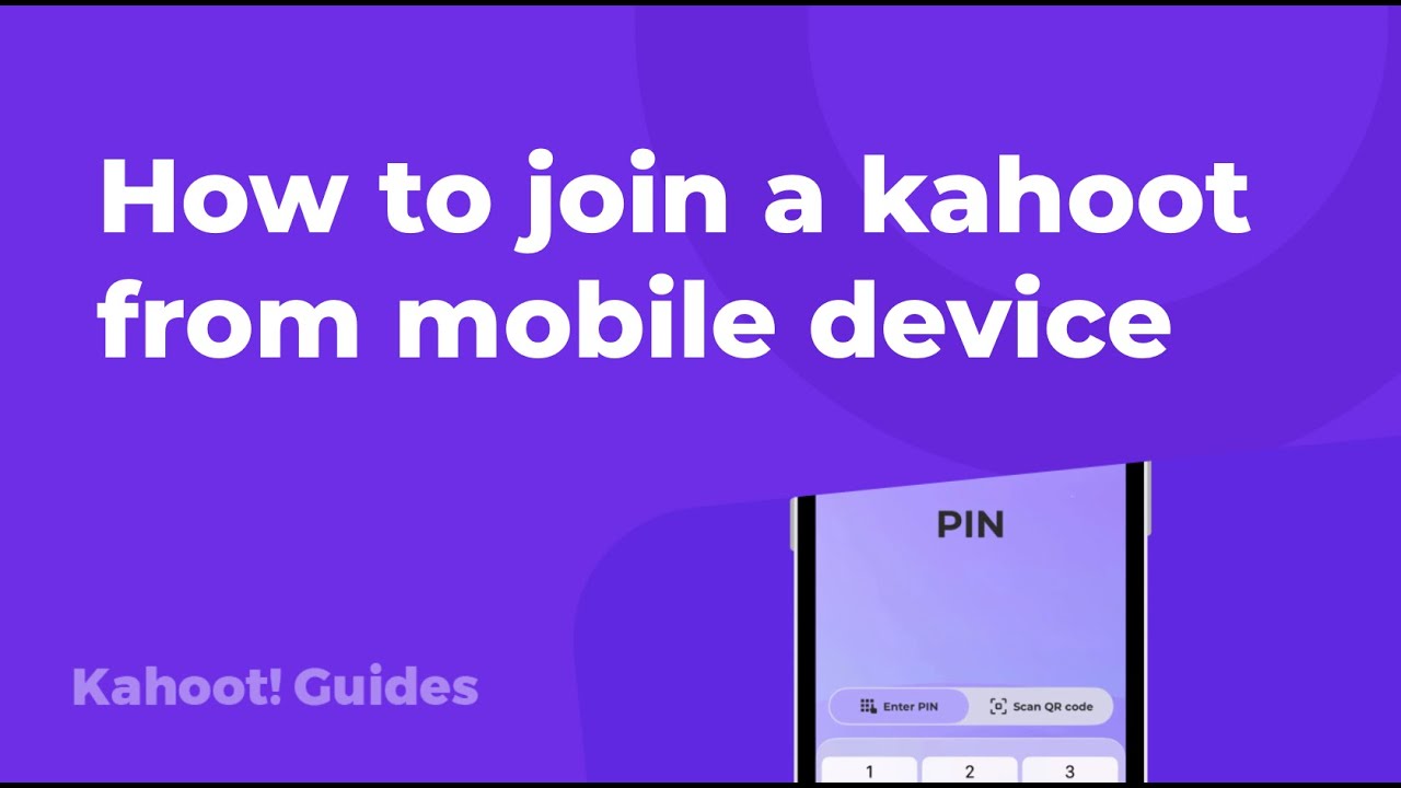 How to join a live kahoot from mobile device