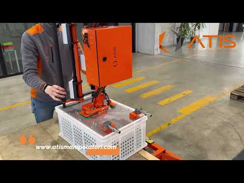 Manipulateur par le vide de bouteilles et flacons en couche