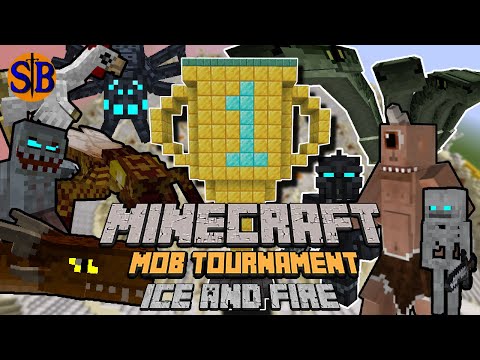 ICE AND FIRE TOURNAMENT with Every mobs | Minecraft mobs battle