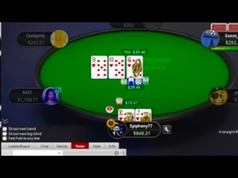 Charlie Carrel flops a Straight Flush