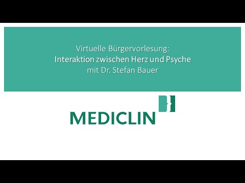 Virtuelle Bürgervorlesung: Interaktion zwischen Herz und Psyche von Dr. Stefan Bauer