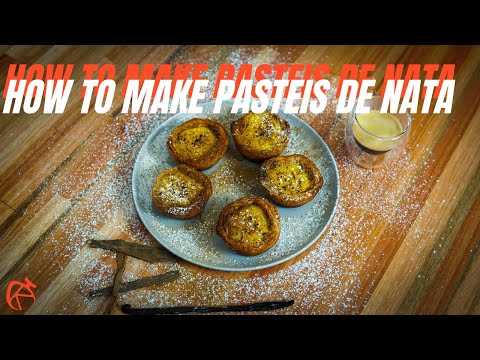 How to make Pasteis De Nata (Portuguese Custard Tarts)