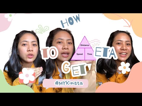 HOW TO GET ETA or Estimated time of Arrival