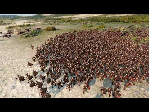 700 CHARIOTS vs 10000 ARMOURED SWORDSMEN - Total War TROY