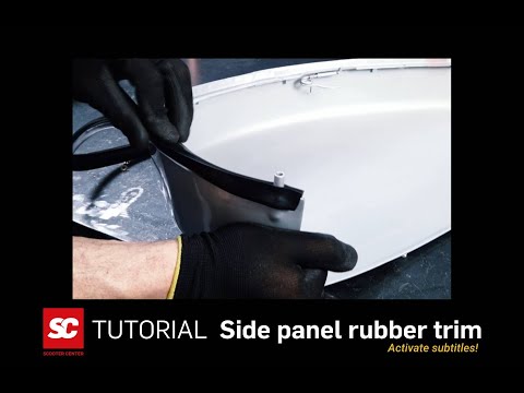 Tutorial SC Side panel rubber trim - Vespa PX