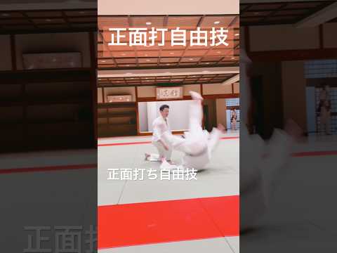 合気道・自由技の稽古風景。その日の課題と技の確認［合気道練精会］