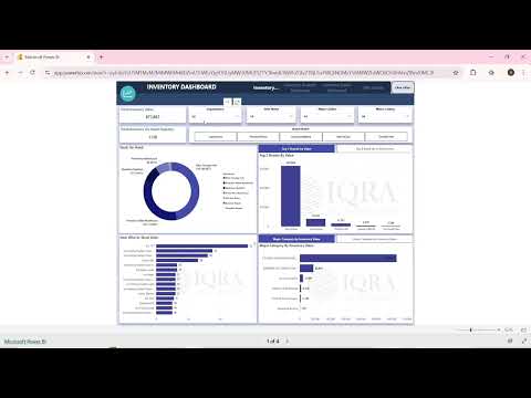 Inventory Dashboard Power Bi - Iqra Technology | Metal Devastation Radio
