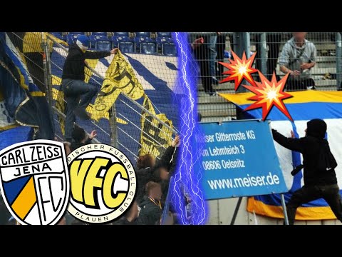 Zaunfahnen GEKLAUT und präsentiert !! Jena - Plauen