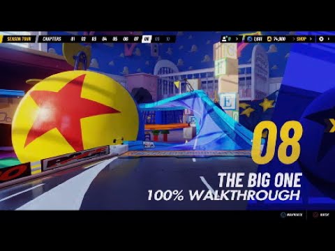 Disney Speedstorm 100% Walkthrough | To Infinity and Beyond | Chapter 8: The Big One