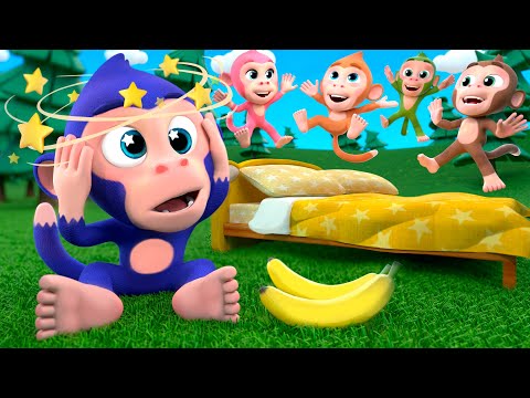 Fünf kleine Affen springen auf dem Bett + Mehr  Kinderreime und Kinderlieder von Lalafun