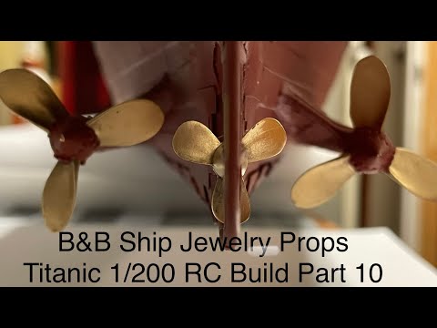 RMS Titanic 1:200 RC Build Part 10.   B&B Scale Ship Jewelry Drill and Tap