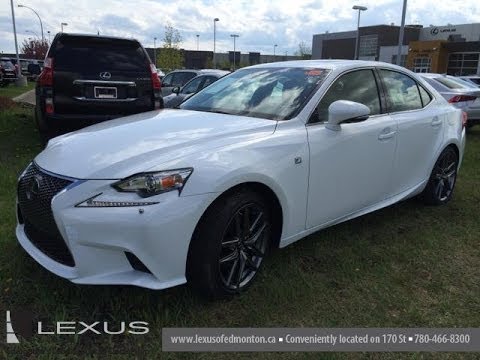 2014 Lexus IS 250 AWD - Ultra White on Red - Executive F Sport Package Review - South Edmonton