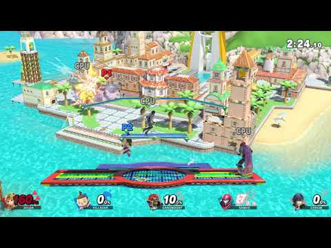 Super Smash Bros Ultimate - The Game - Zelda vs Villager