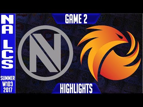 Team Envy vs Phoenix1 Highlights Game 2 | NA LCS W1D3 Summer Split 2017 | NV vs P1 G2