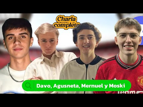 DAVO, AGUSNETA, MERNUEL Y MOSKI charlando