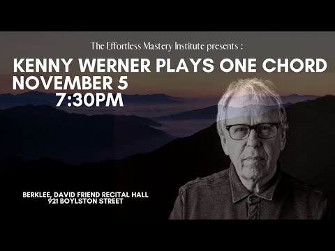 Kenny Werner One Chord Concert