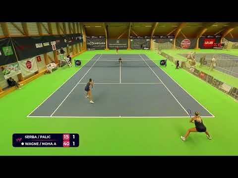 Barbora Palicova Raluca Georgiana Serban vs Anita Wagner Noma Noha Akugue Doubles R16 W75 Petange 18