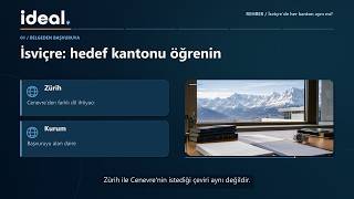 İsviçre: hedef kantonu öğrenin | İdeal Tercüme