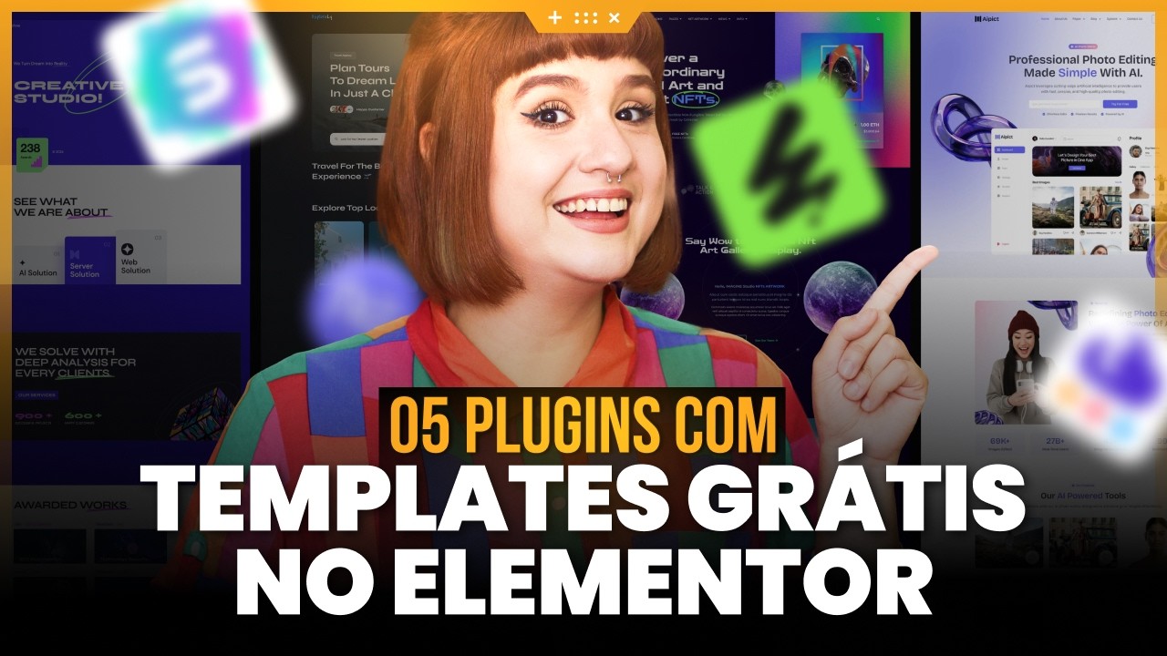 Os 5 Melhores Plugins com Templates Grátis para Elementor - Crie Sites em Minutos!